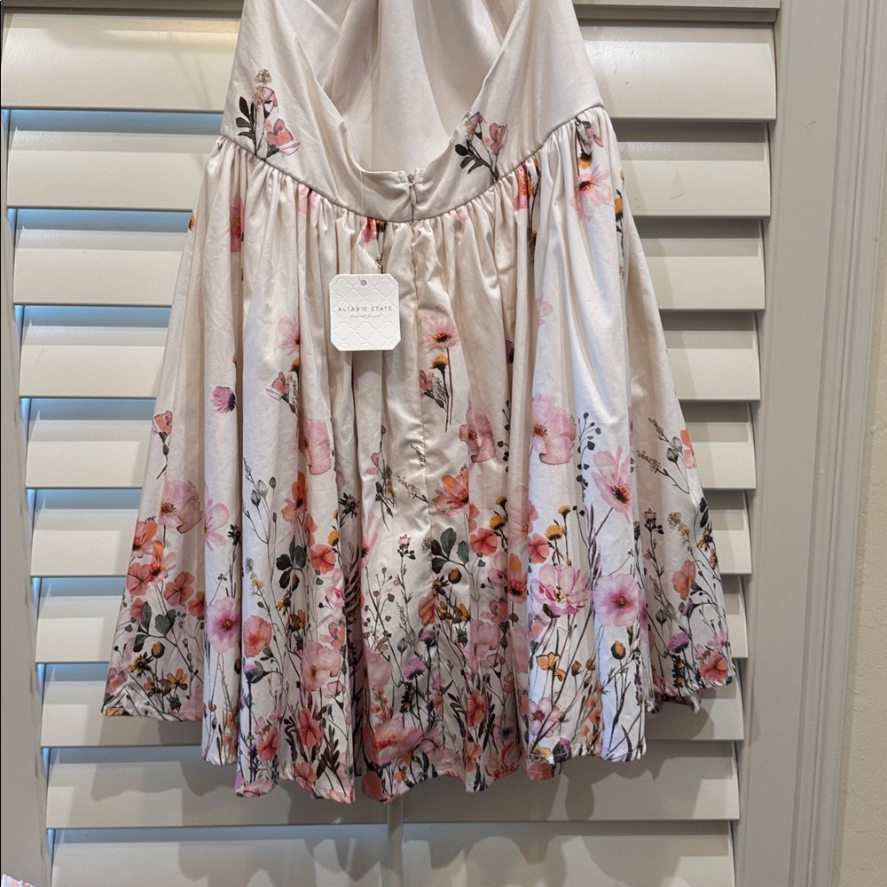 Altar'd State Floral Halter Mini Dress - Picture 9 of 9